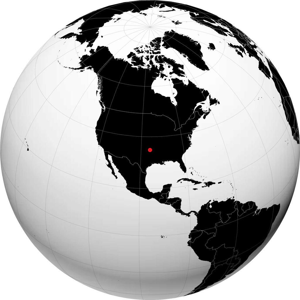 McAlester en el globo