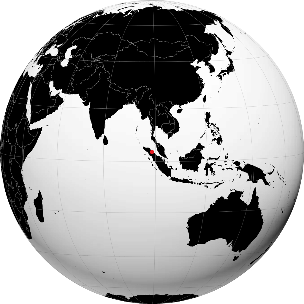 Medan en el globo