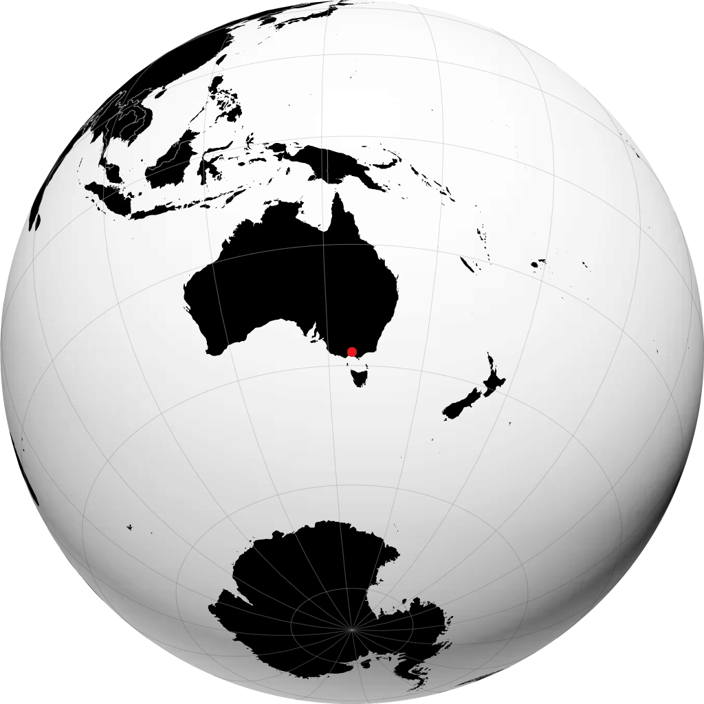 Melbourne en el globo