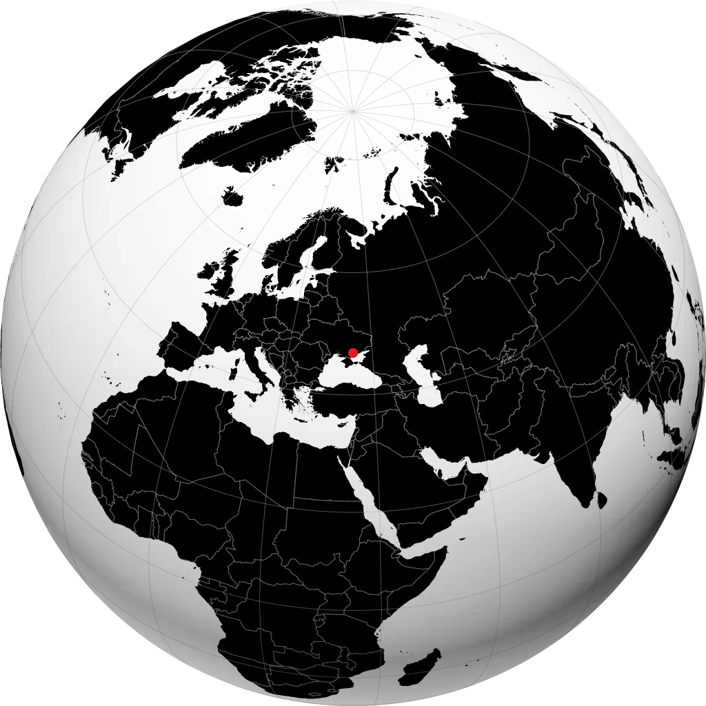 Melitopol en el globo