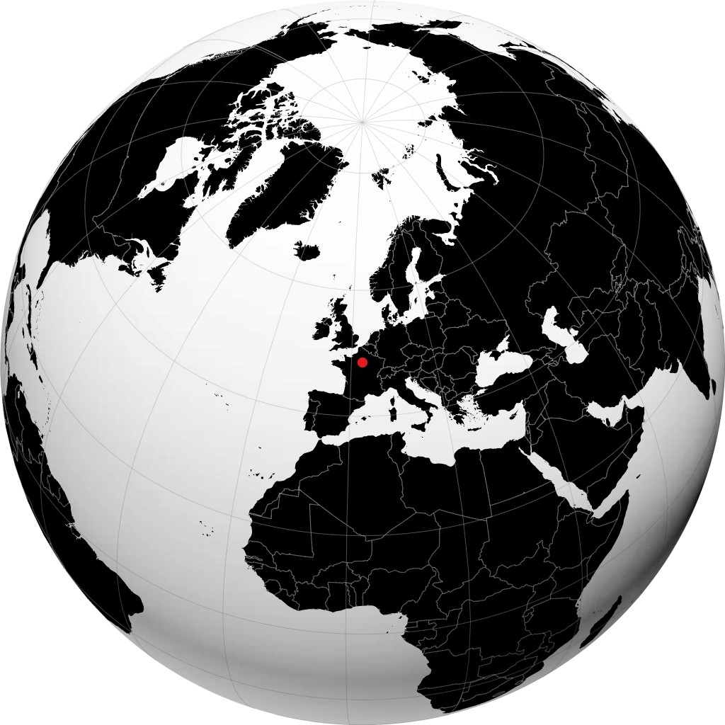 Melun en el globo