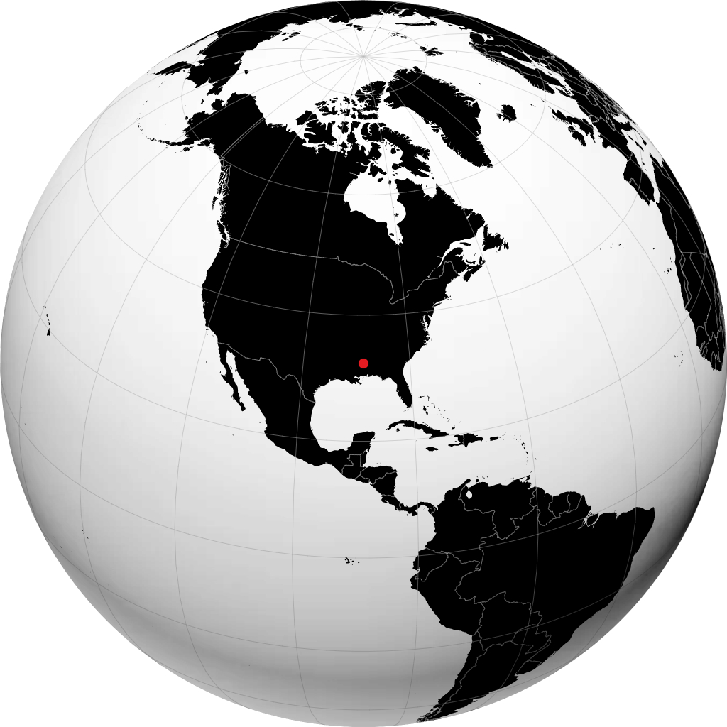 Meridian en el globo