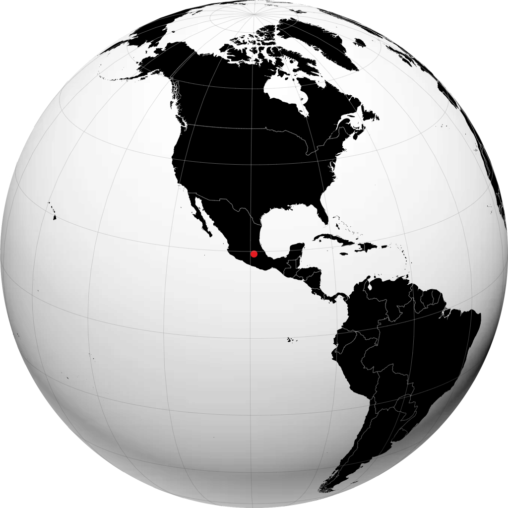 Ciudad de México en el globo