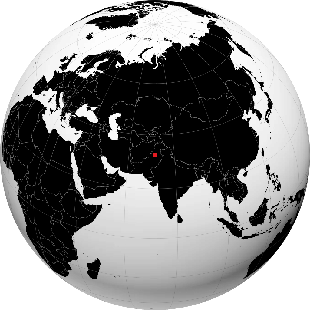 Mianwali en el globo