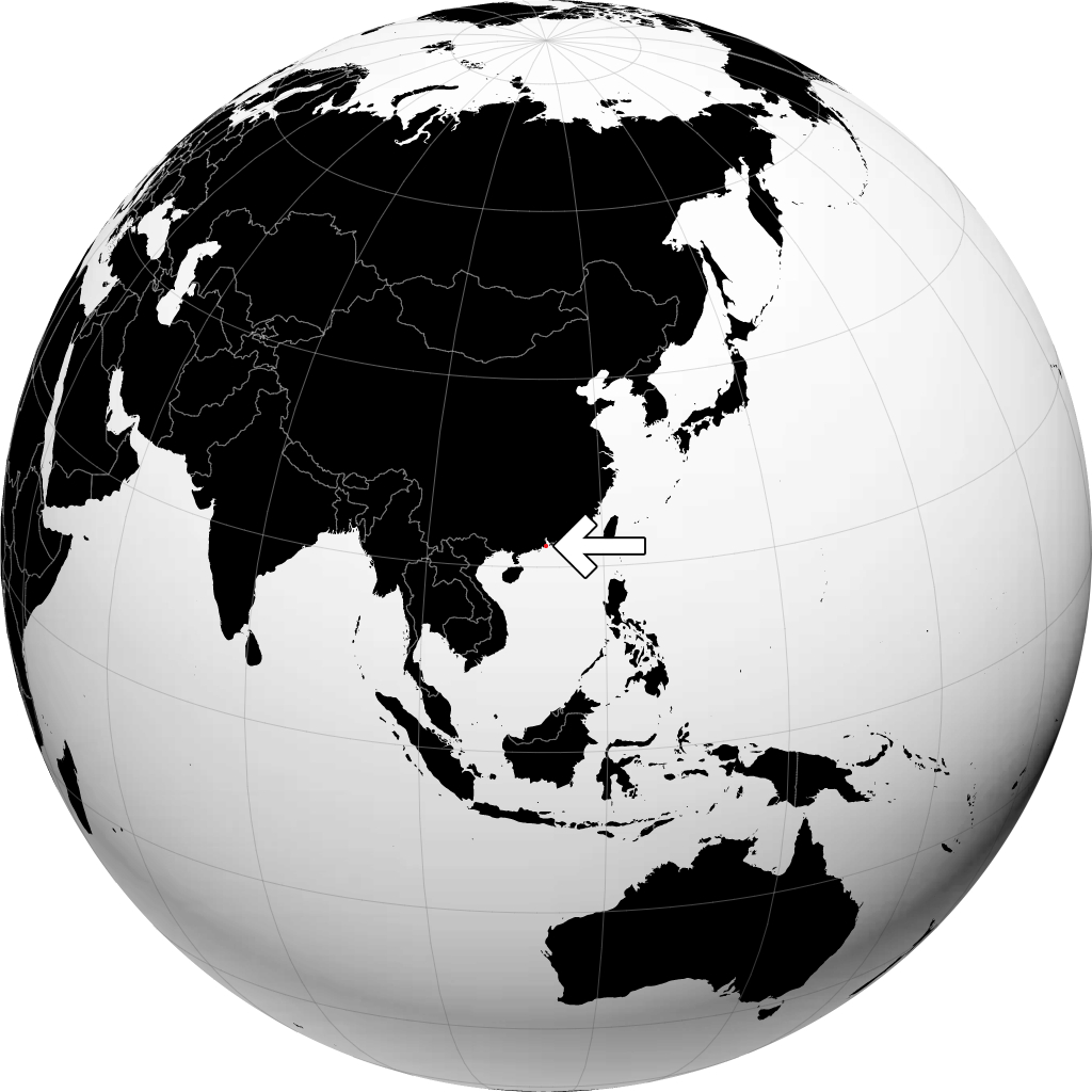 Macao en el globo