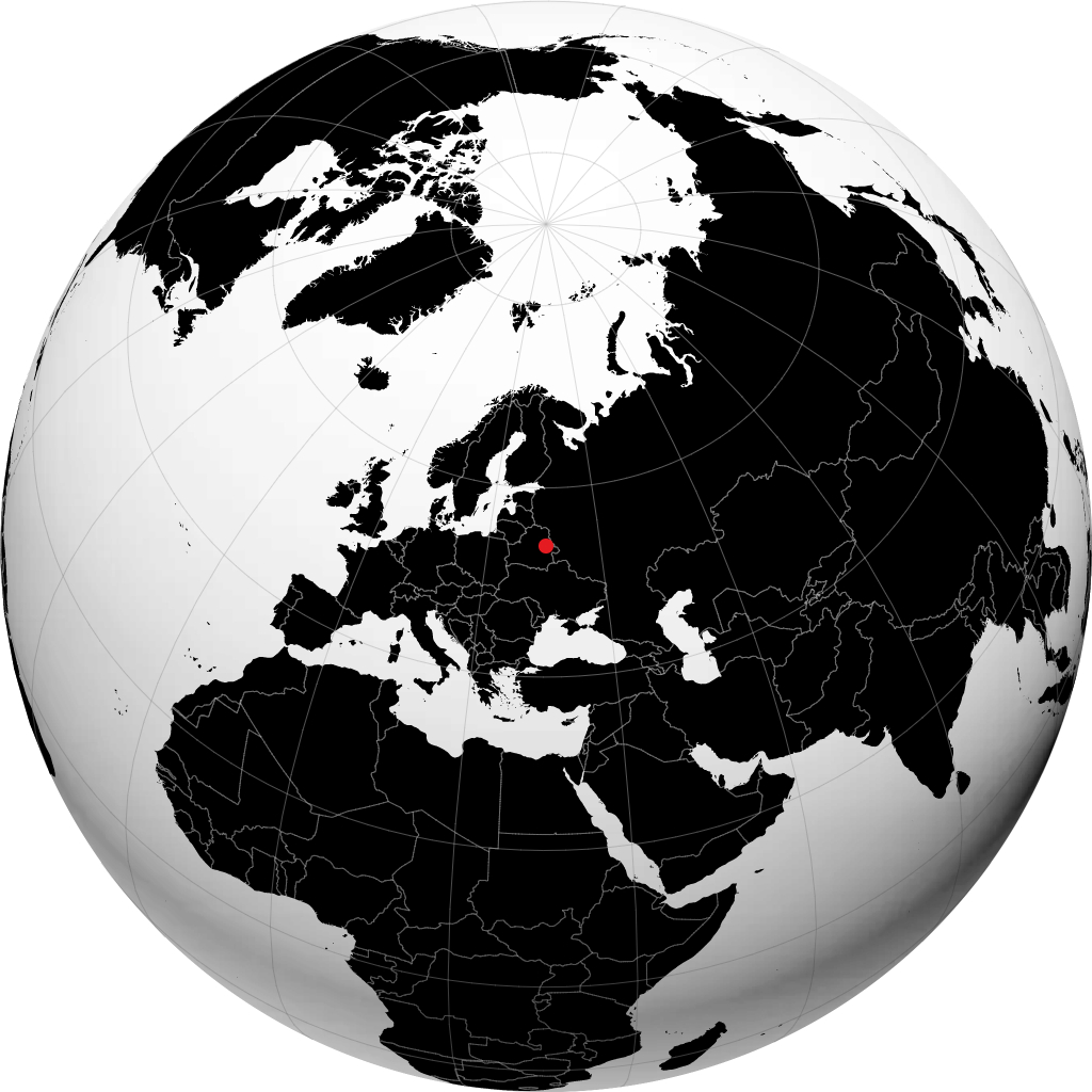 Mogilev en el globo