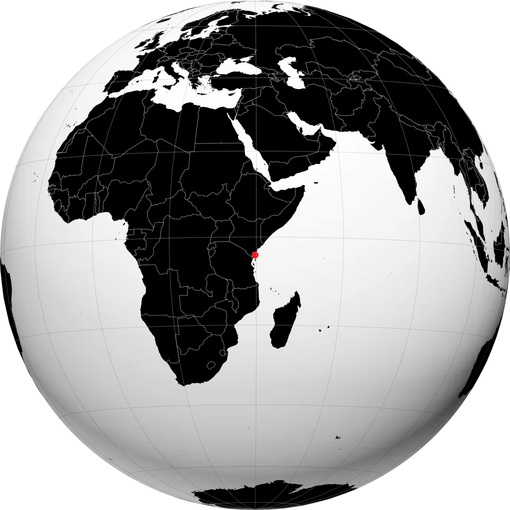 Mombasa en el globo