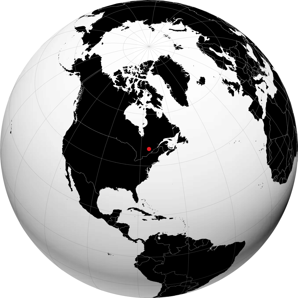 Mont-Laurier en el globo