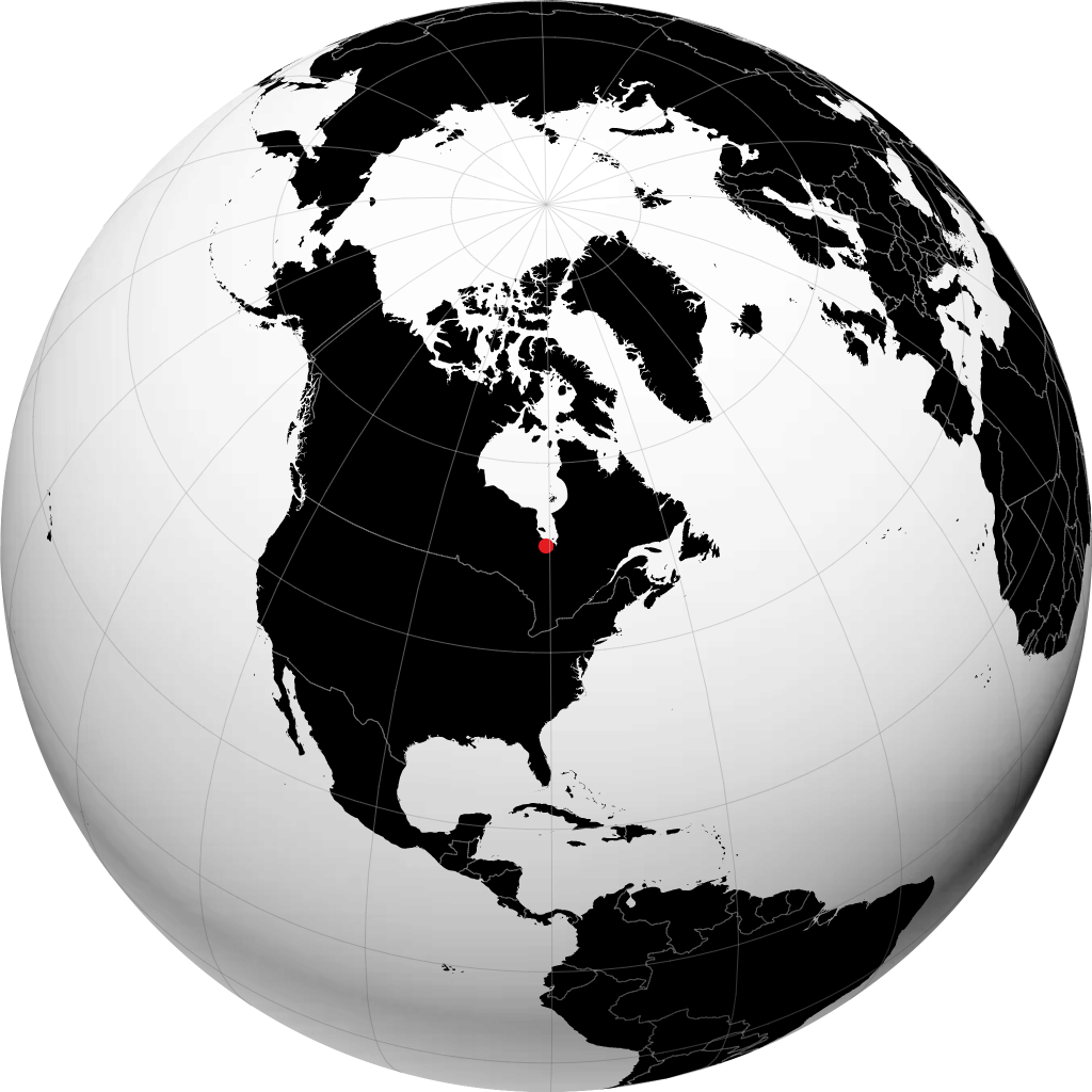 Moosonee en el globo