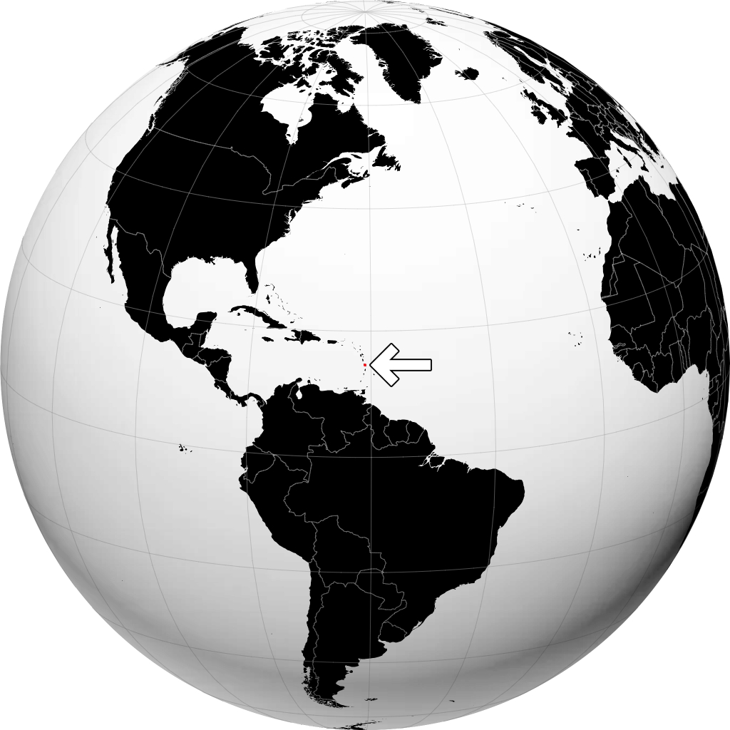 Martinica en el globo