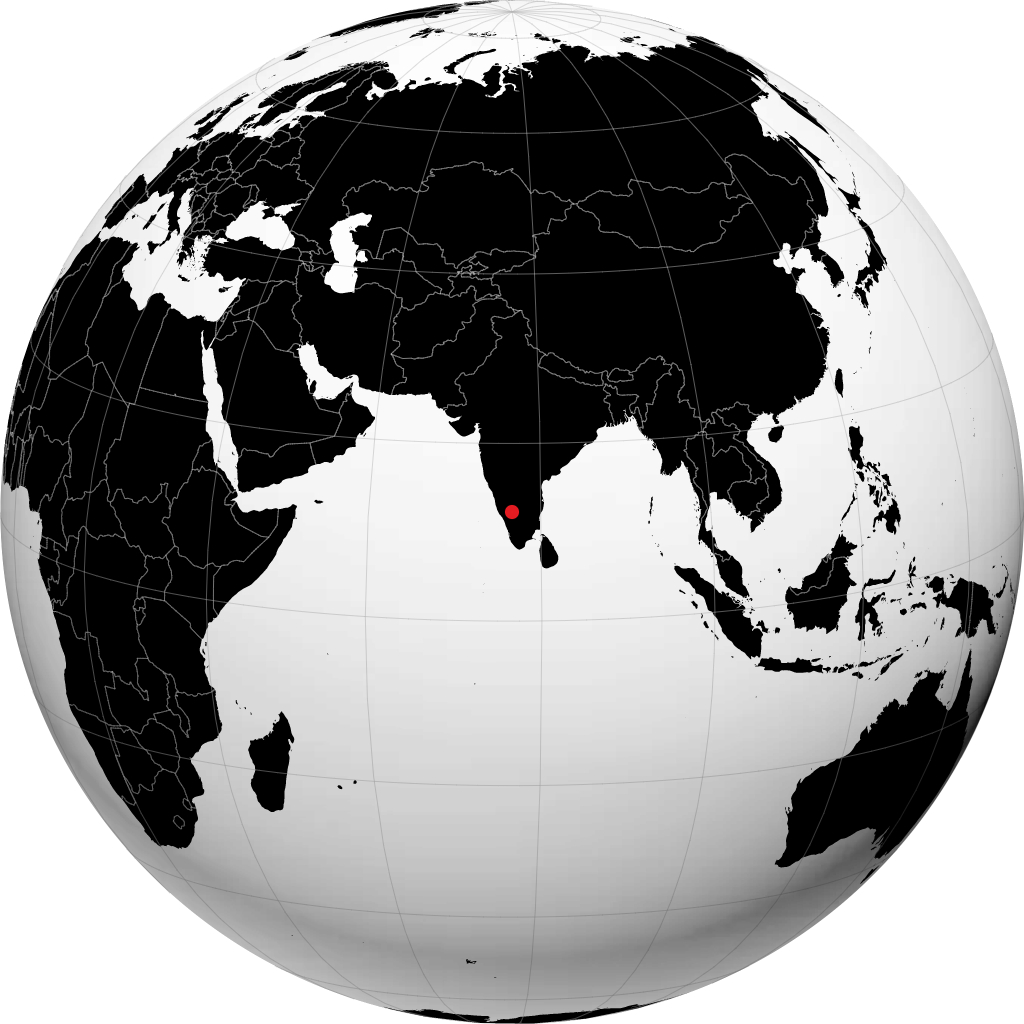 Mysore en el globo