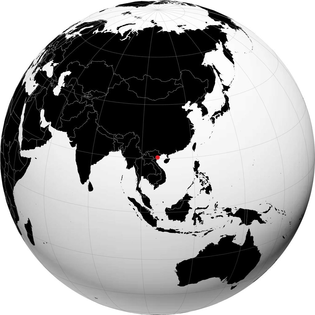 Nam Định en el globo