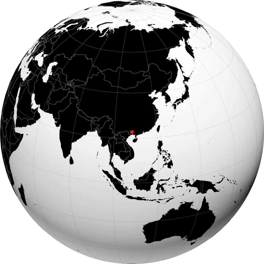 Nanning en el globo