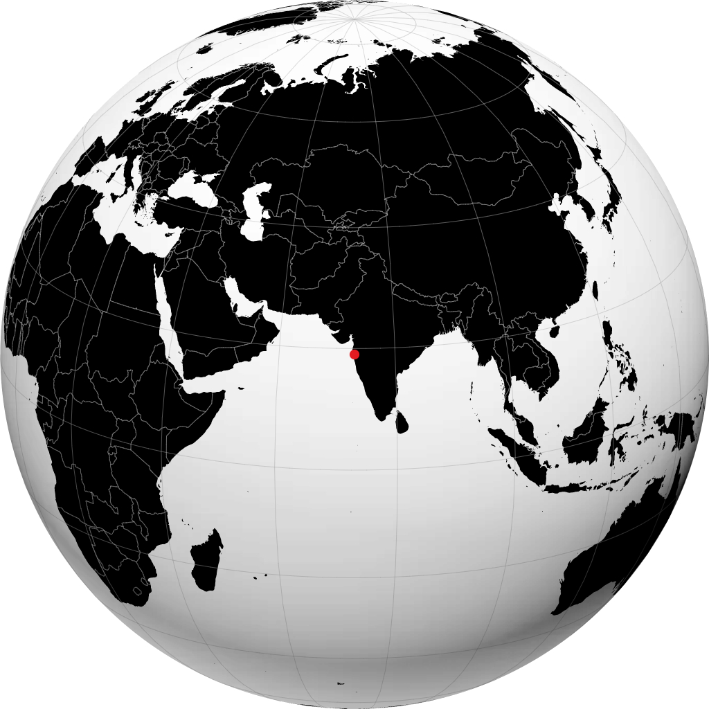 Navi Mumbai en el globo
