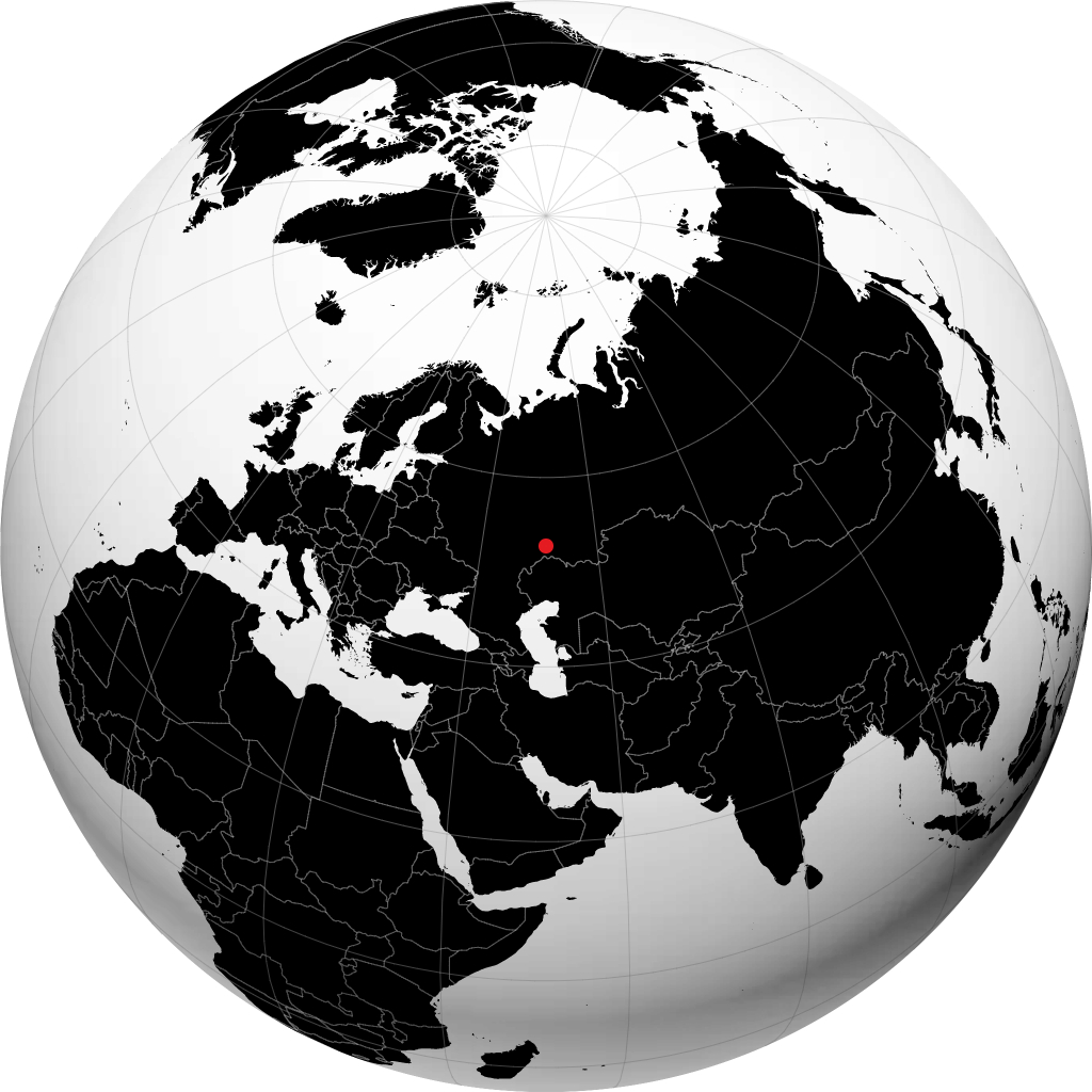 Neftegorsk en el globo