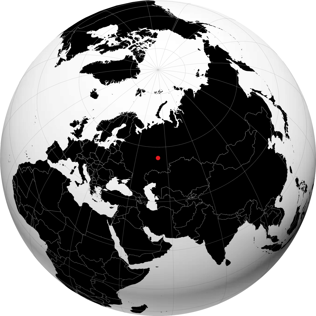 Neftekamsk en el globo
