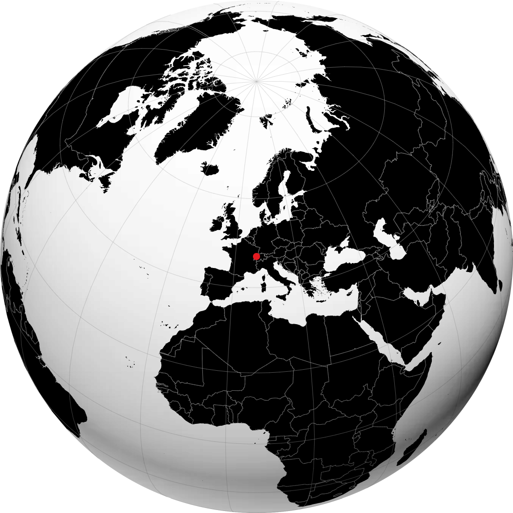 Neuchatel en el globo