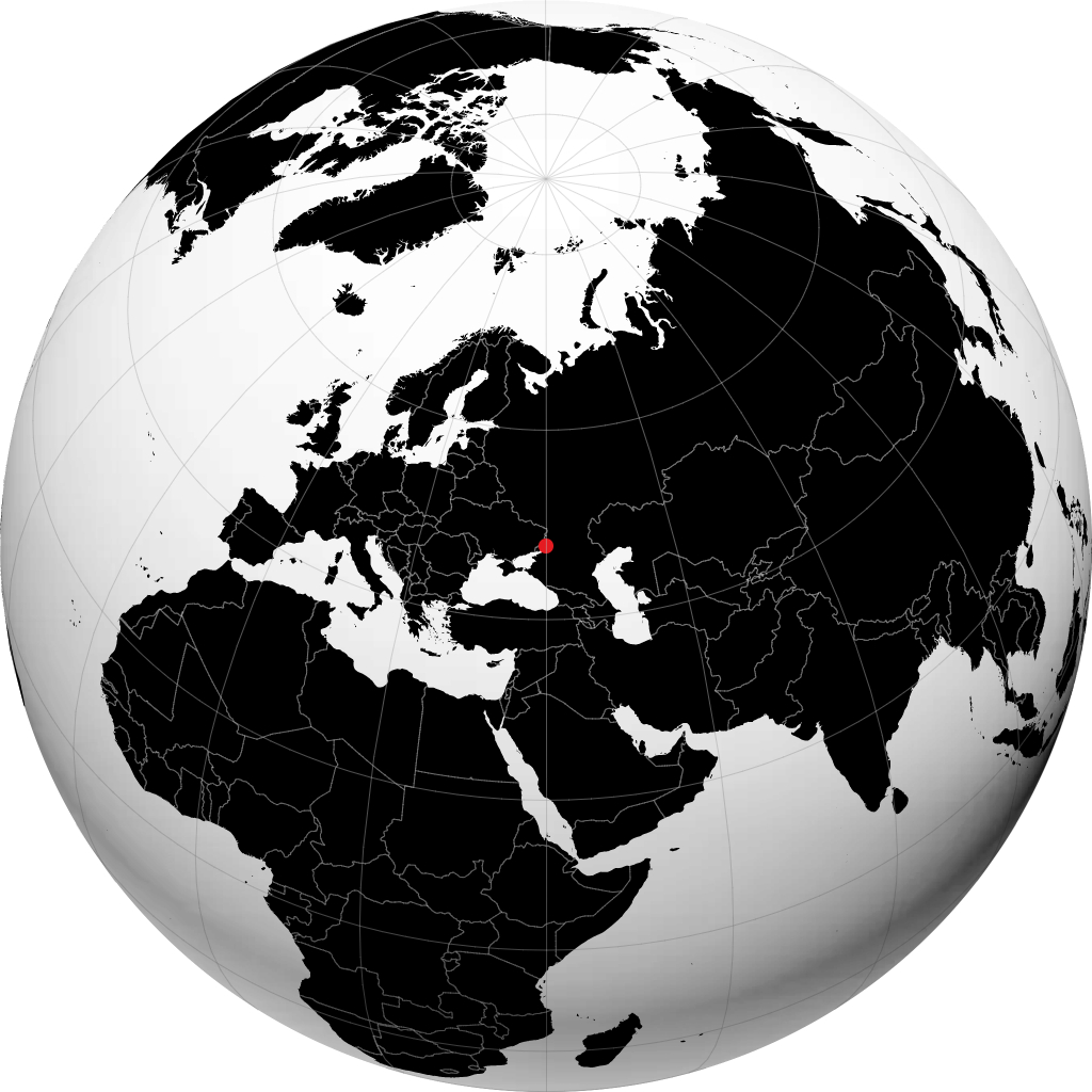 Novoshakhtinsk en el globo