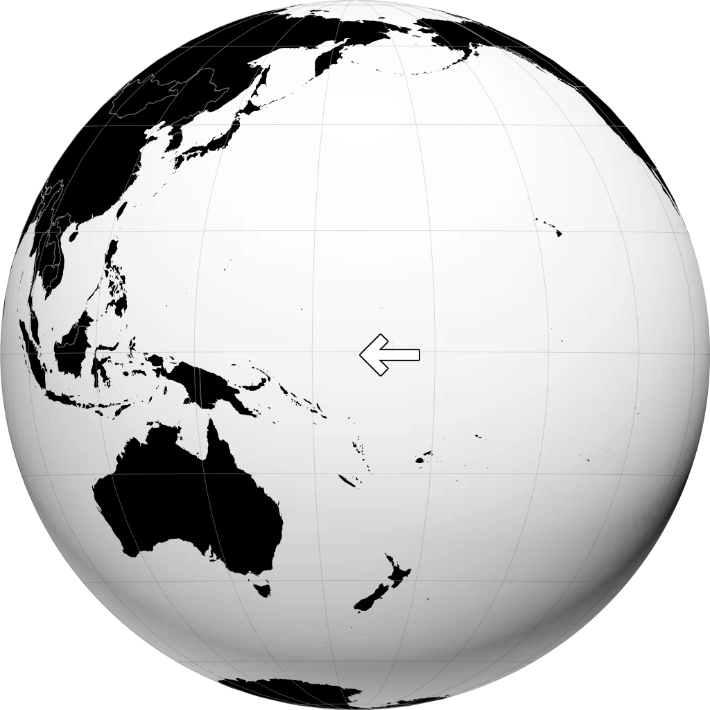 Nauru en el globo