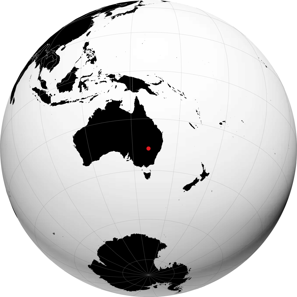 Nyngan en el globo