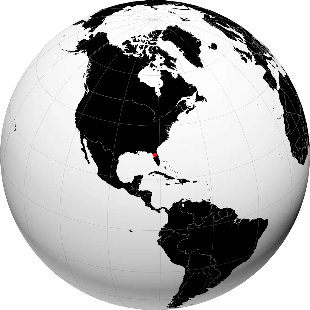 Ocala en el globo