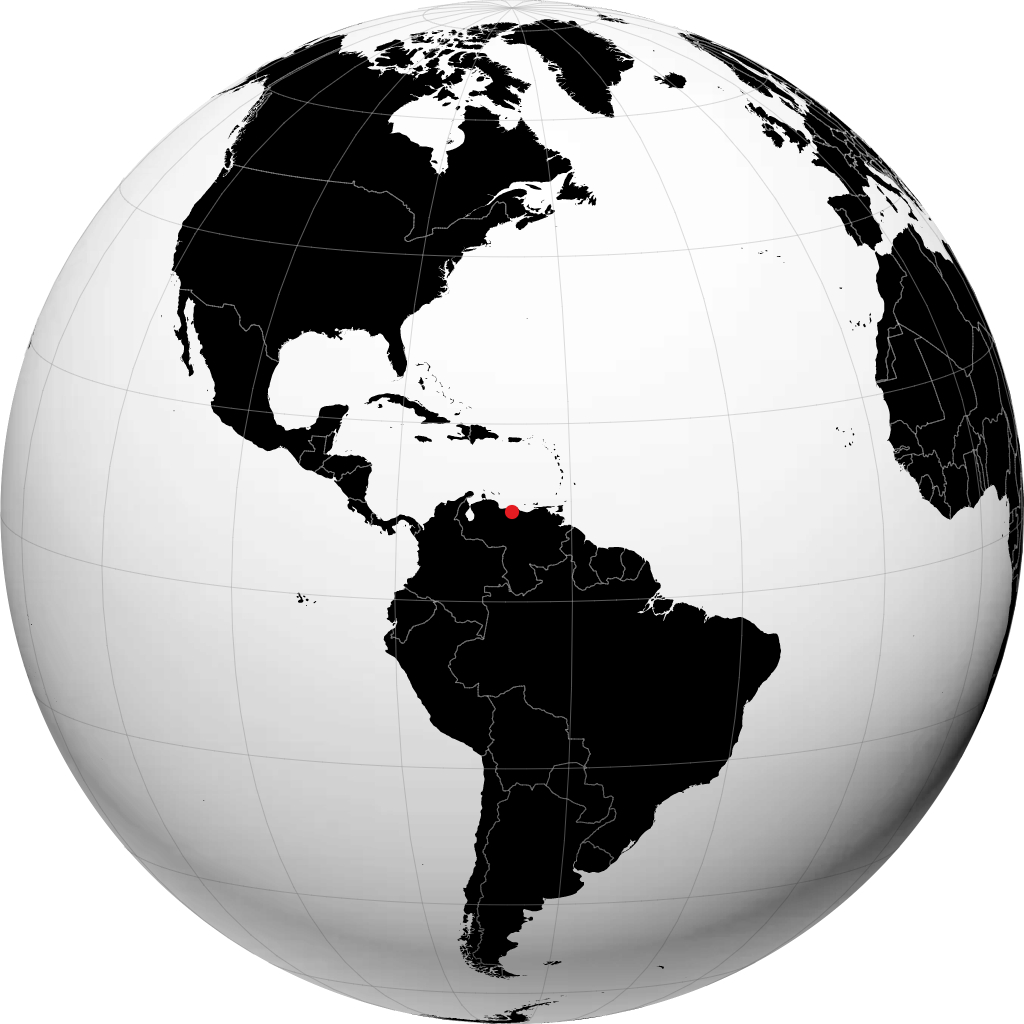Ocumare del Tuy en el globo
