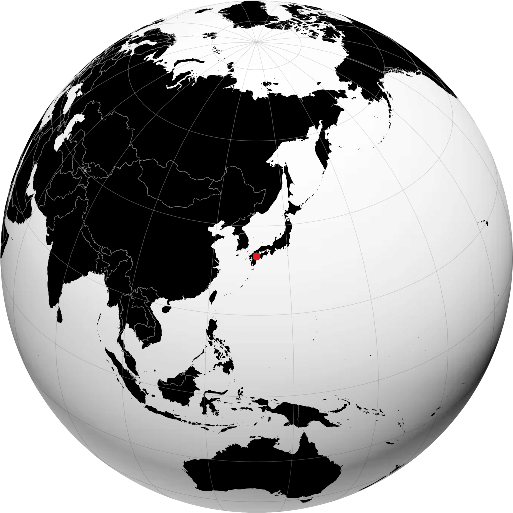 Ōita en el globo