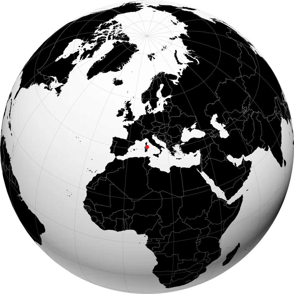 Olbia en el globo