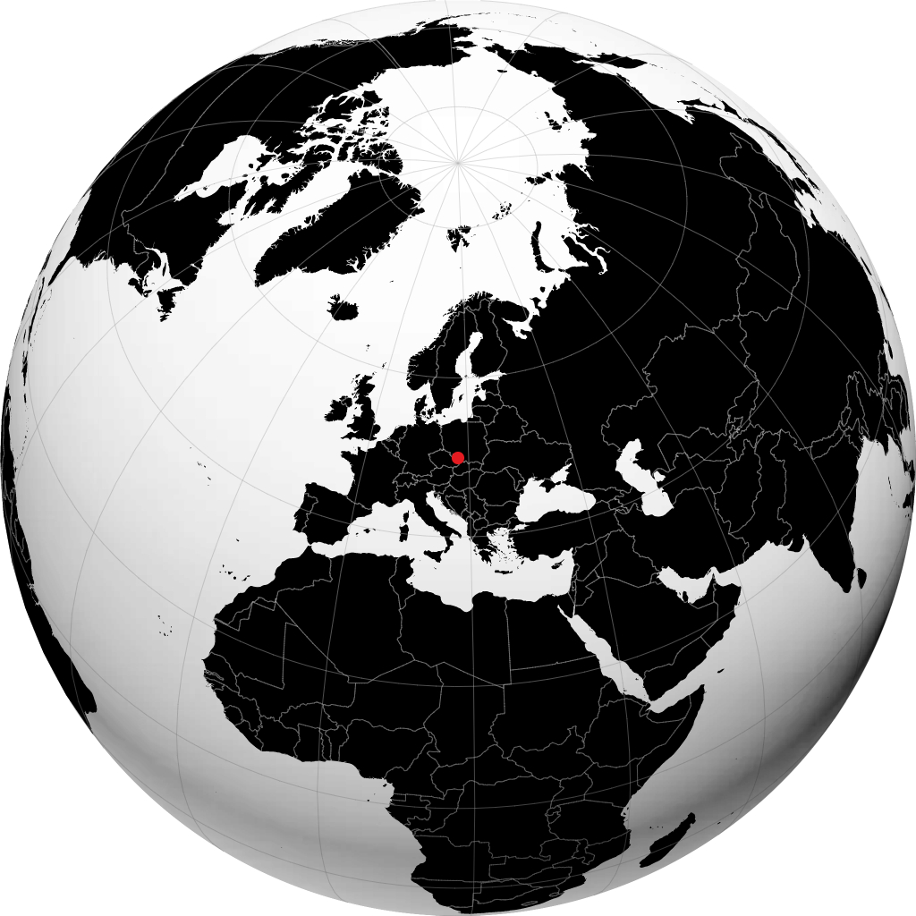 Opava en el globo