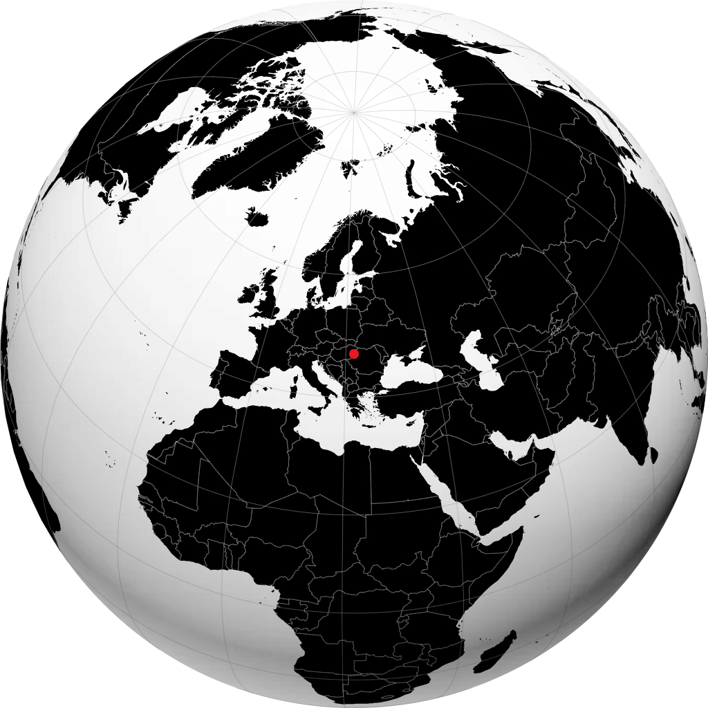 Oradea en el globo