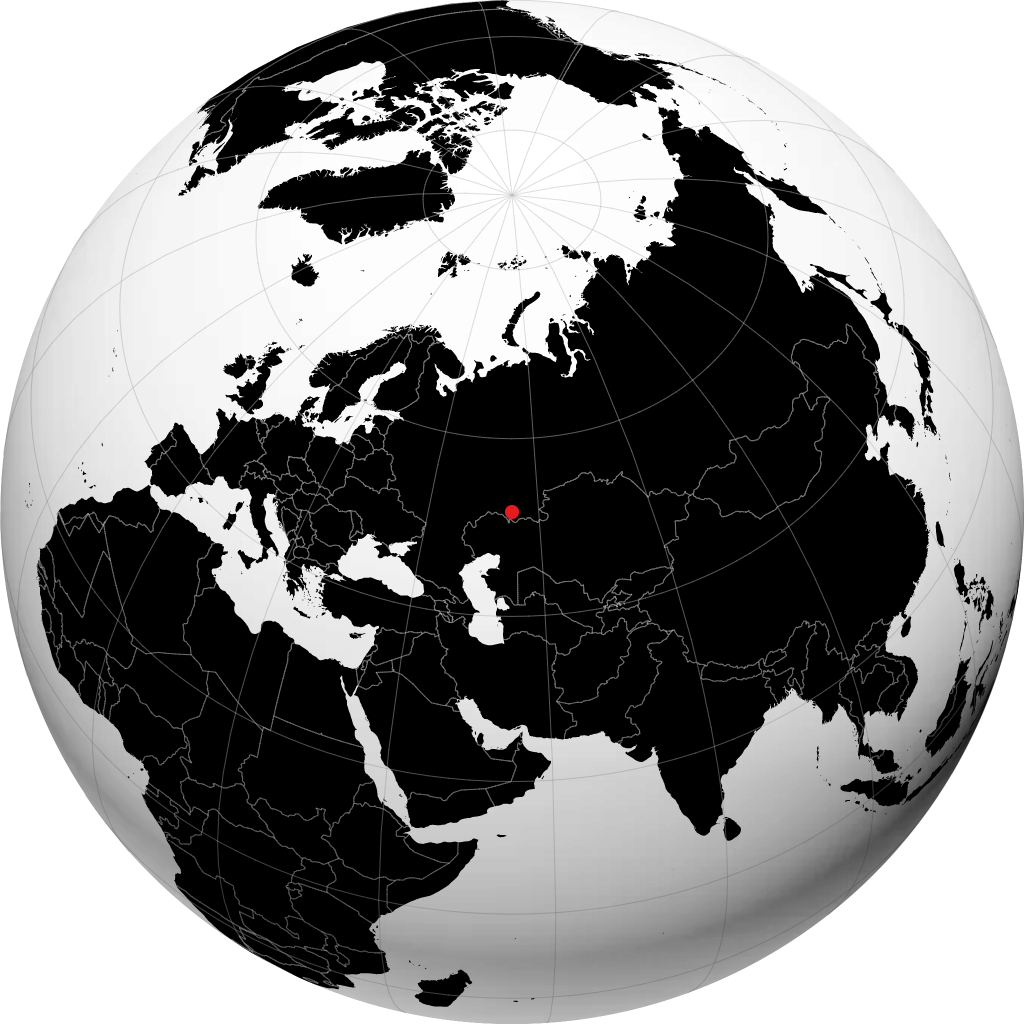 Orenburg en el globo
