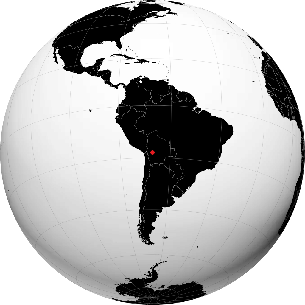 Oruro en el globo