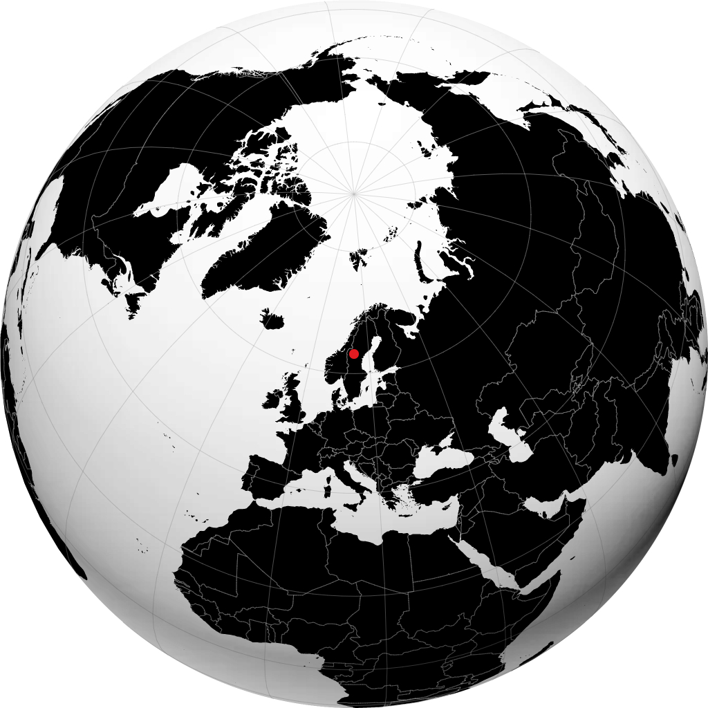 Östersund en el globo