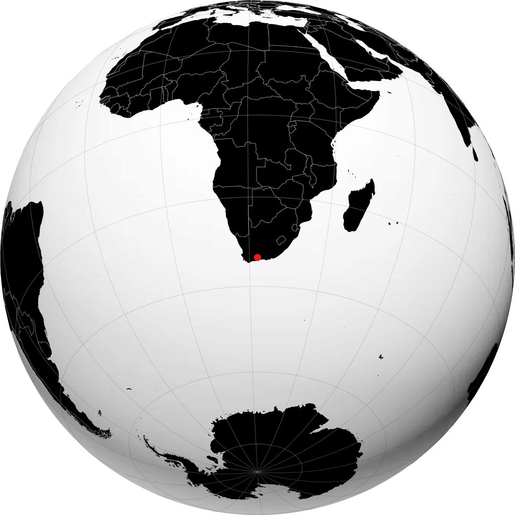 Oudtshoorn en el globo
