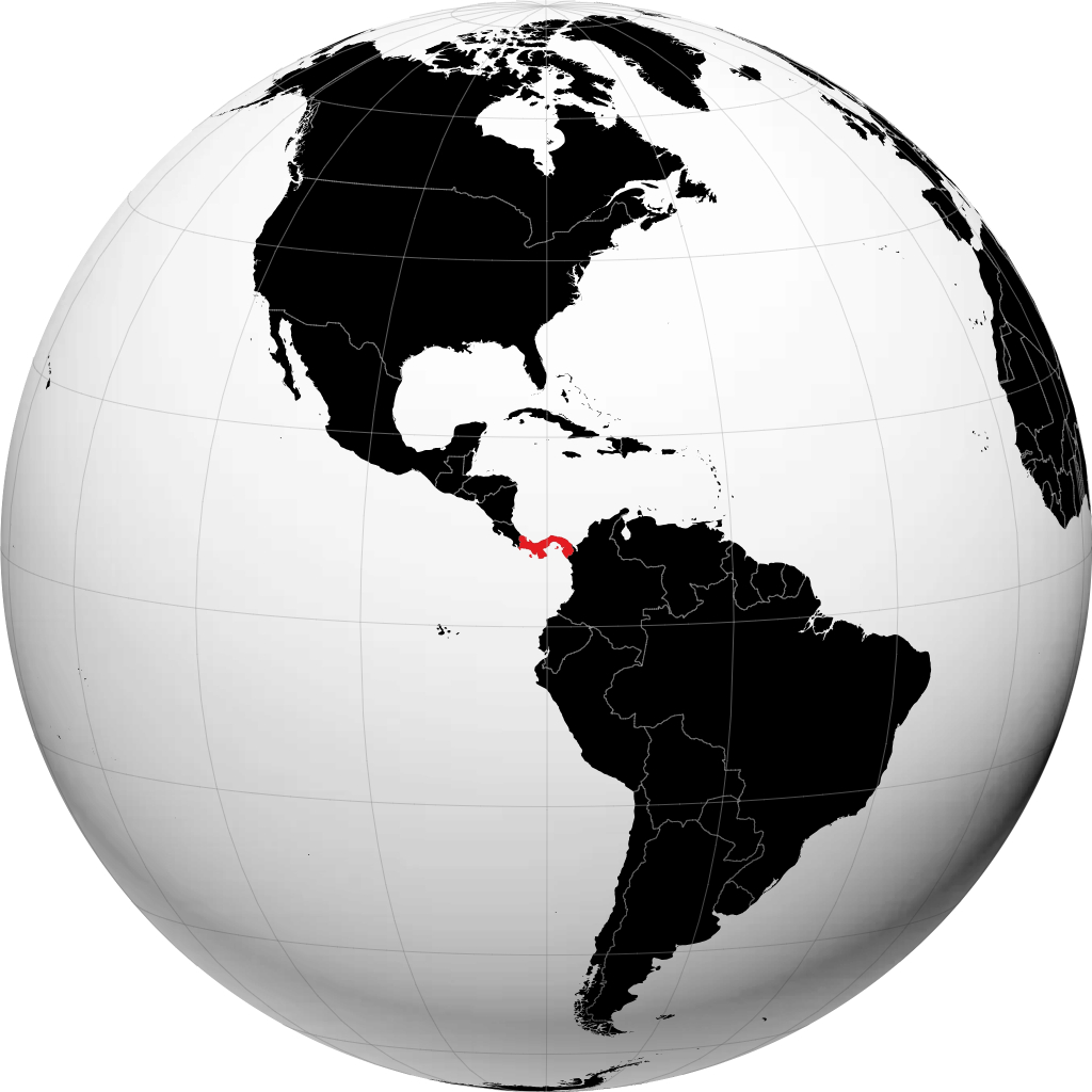 Panamá en el globo