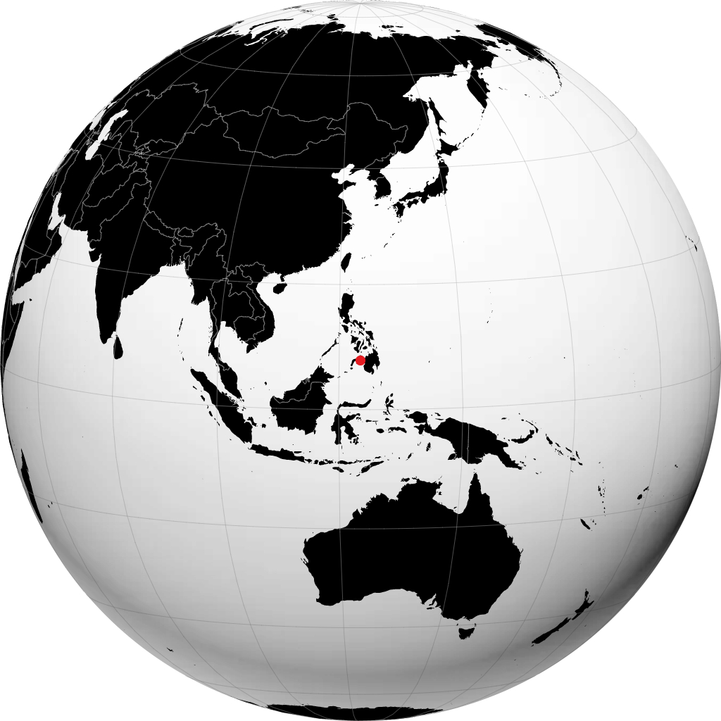 Pagadian en el globo