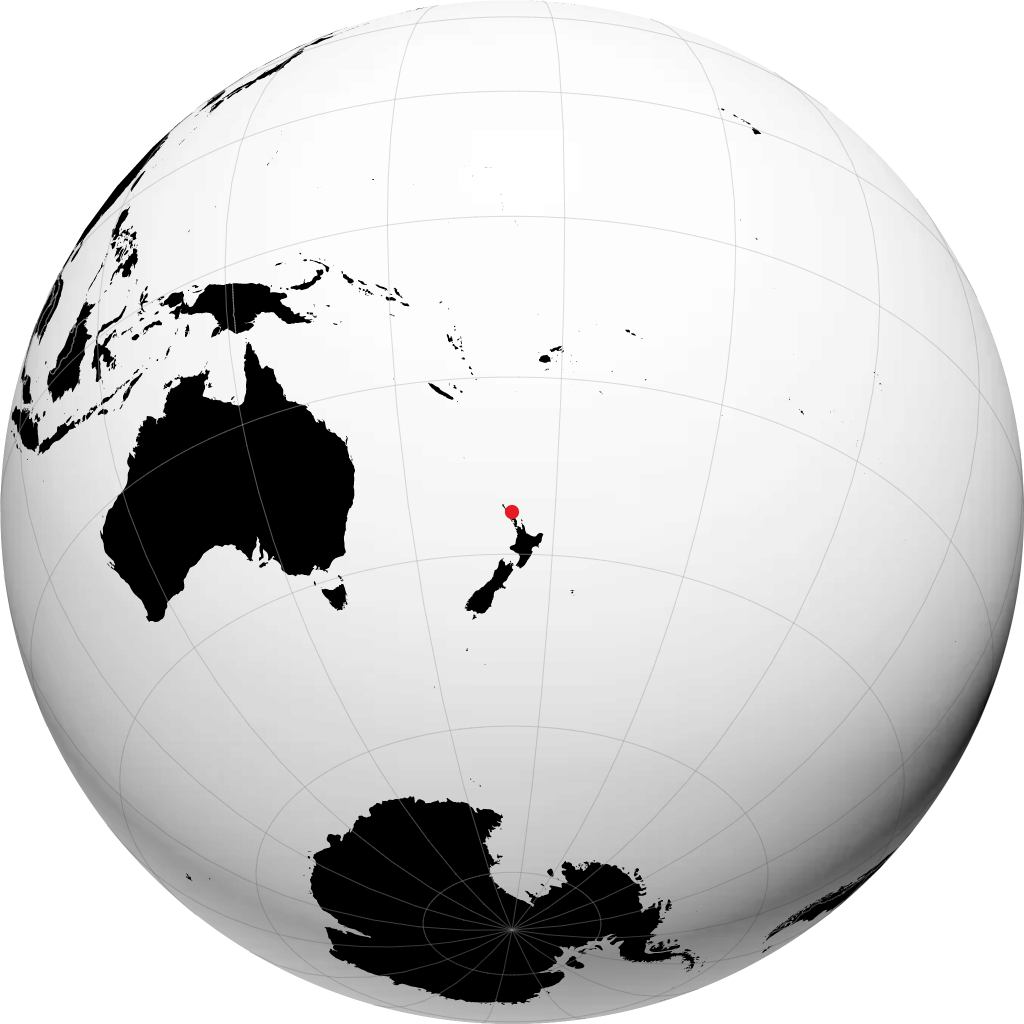 Paihia en el globo