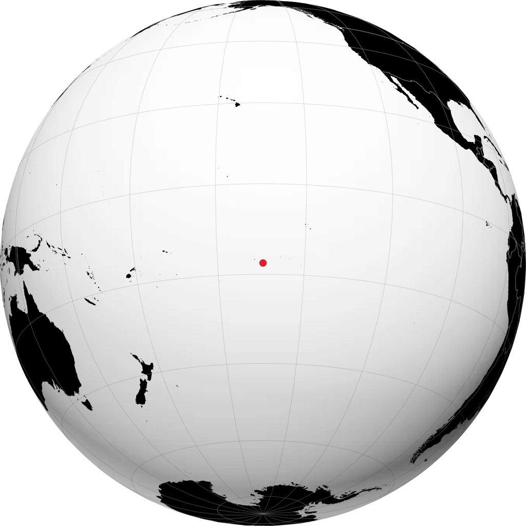 Papeete en el globo