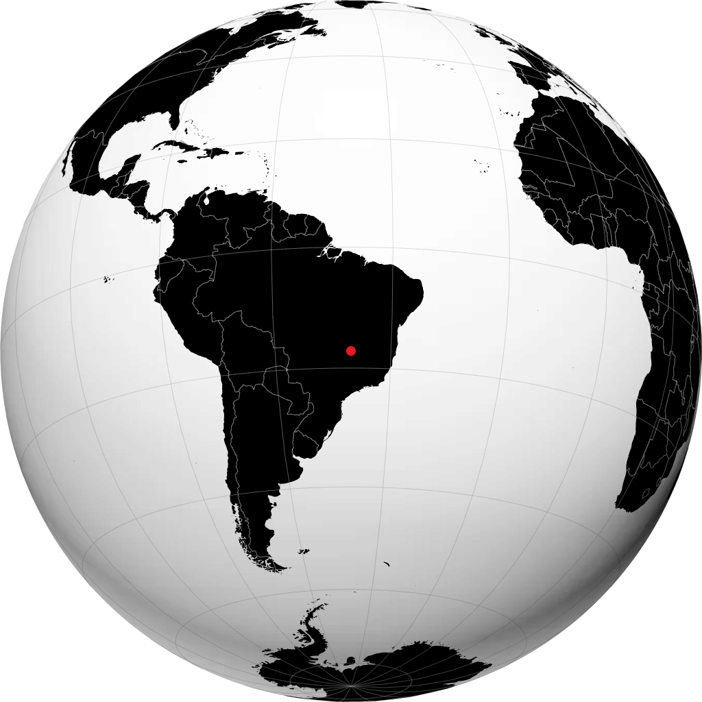 Paracatu en el globo