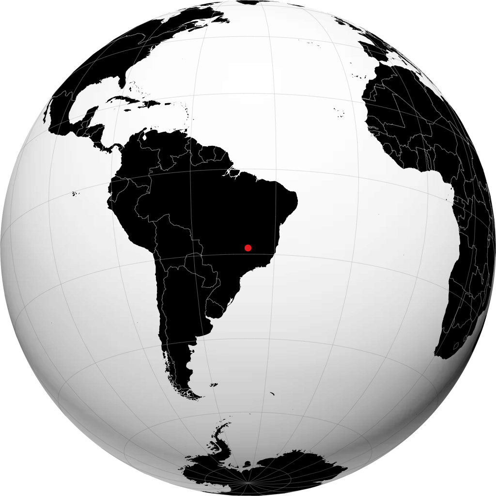 Patos de Minas en el globo