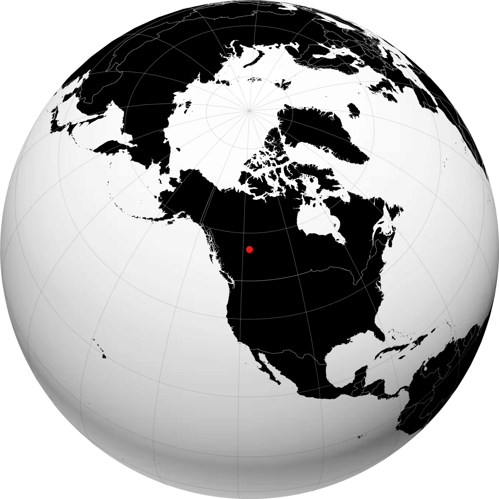 Peace River en el globo
