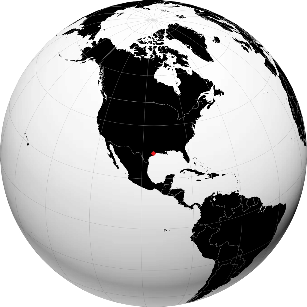 Pearland en el globo