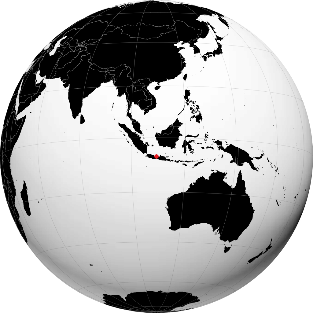 Pemalang en el globo