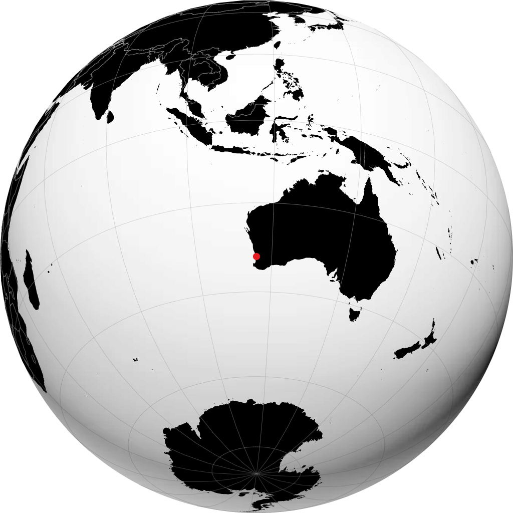Perth en el globo