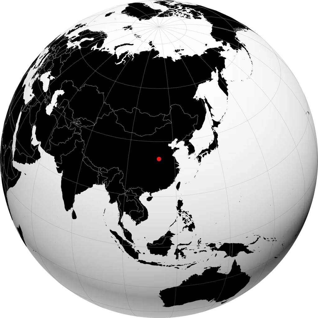 Pingdingshan en el globo