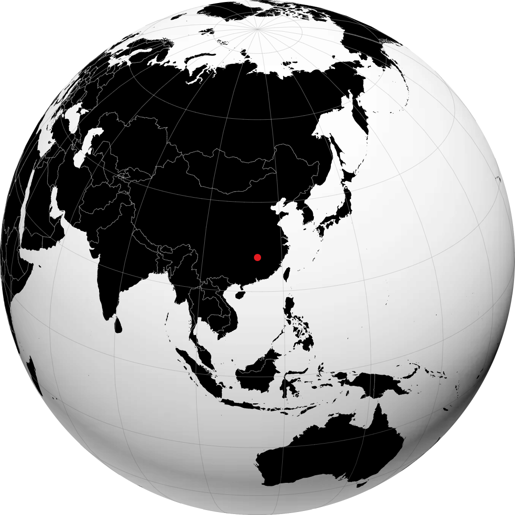 Pingxiang en el globo