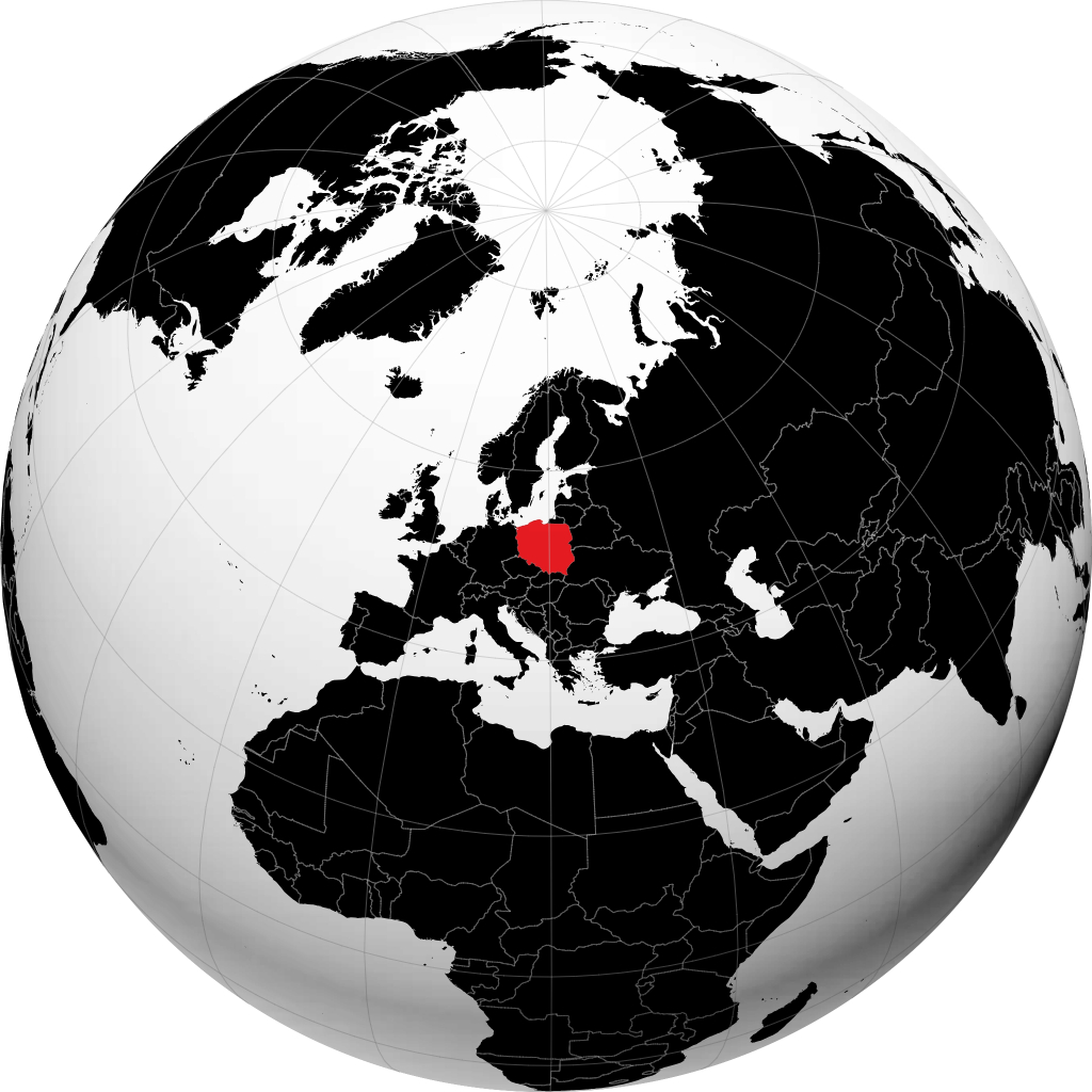 Polonia en el globo