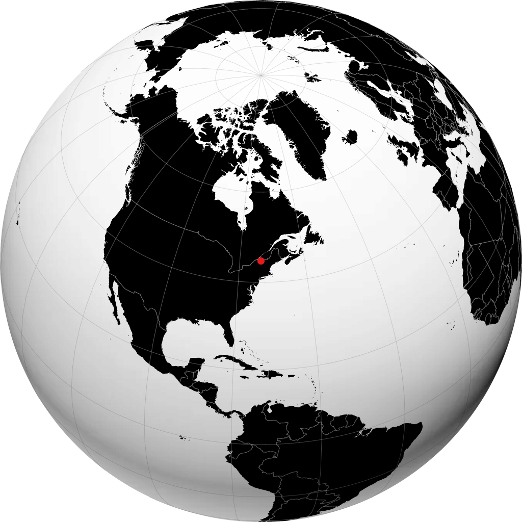 Plattsburgh en el globo