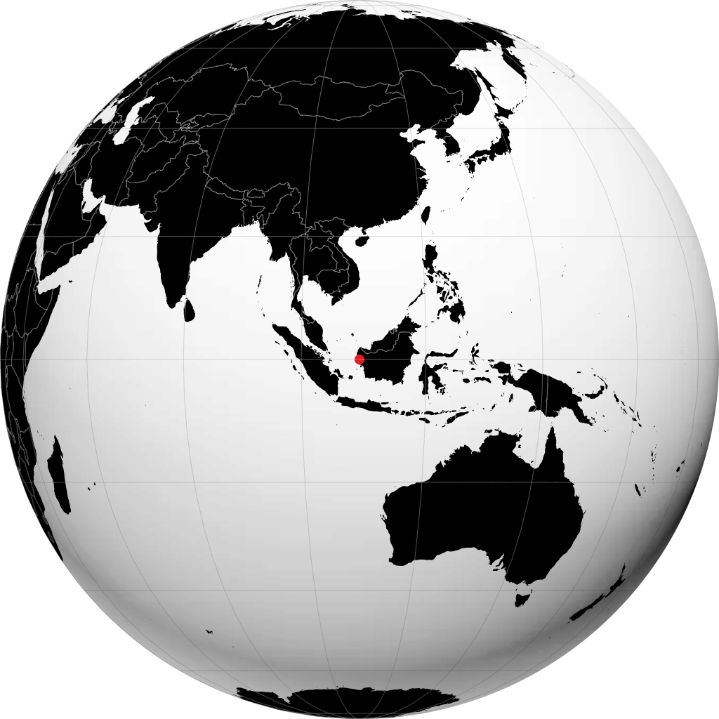 Pontianak en el globo