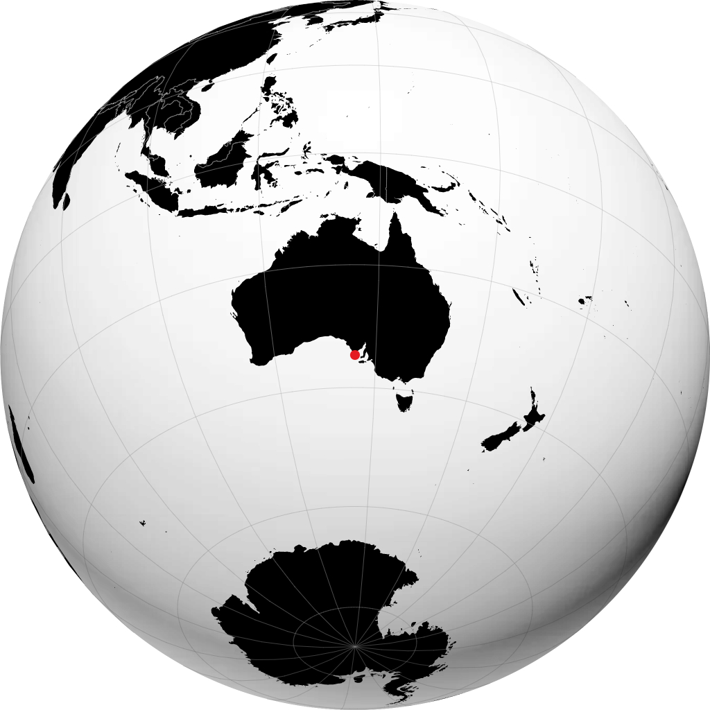 Port Lincoln en el globo
